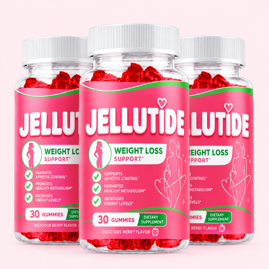 Trio de Gummies JELLUTIDE em Rosa